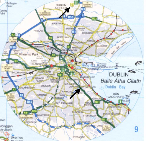 dublin overview map